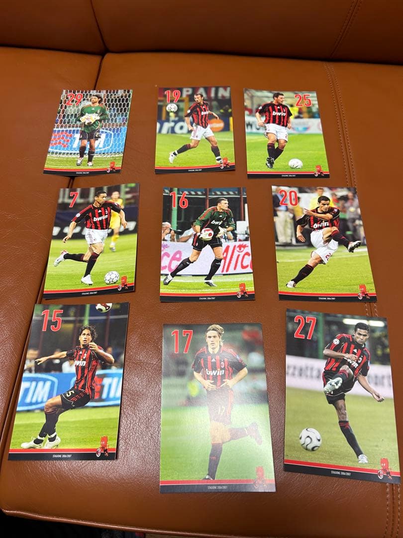 ACミラン公式 ポストカード 2006-2008 AC Milan 非売品