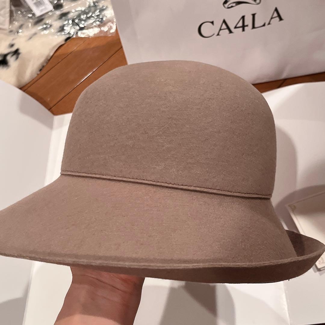 新品未使用CA4LA brulees3リボンハット　カシラ