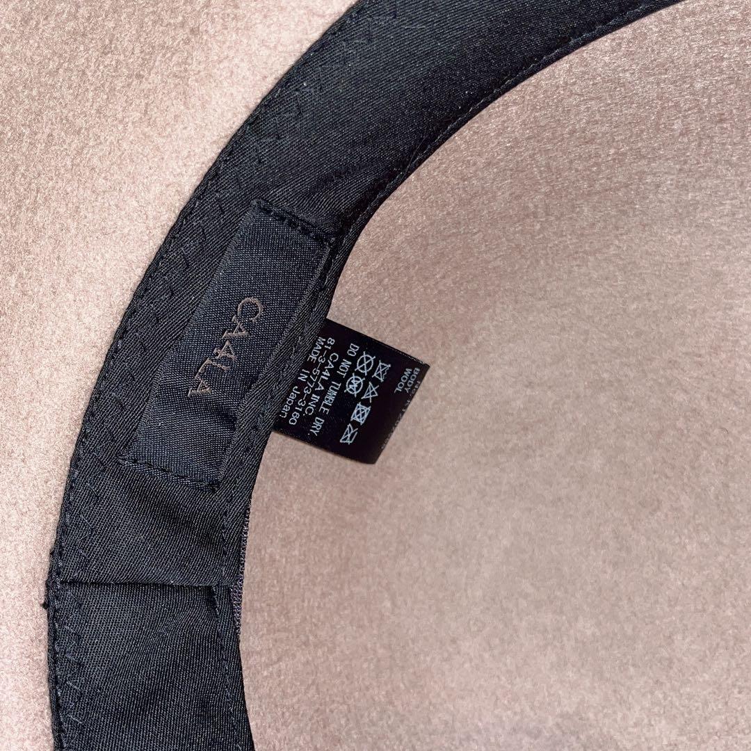 新品未使用CA4LA brulees3リボンハット　カシラ