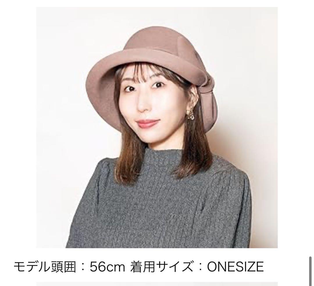 新品未使用CA4LA brulees3リボンハット　カシラ