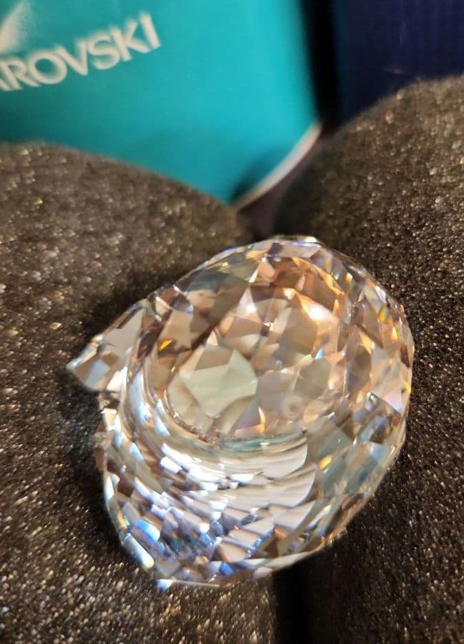 【美品】スワロフスキー　ハッピーダック天使