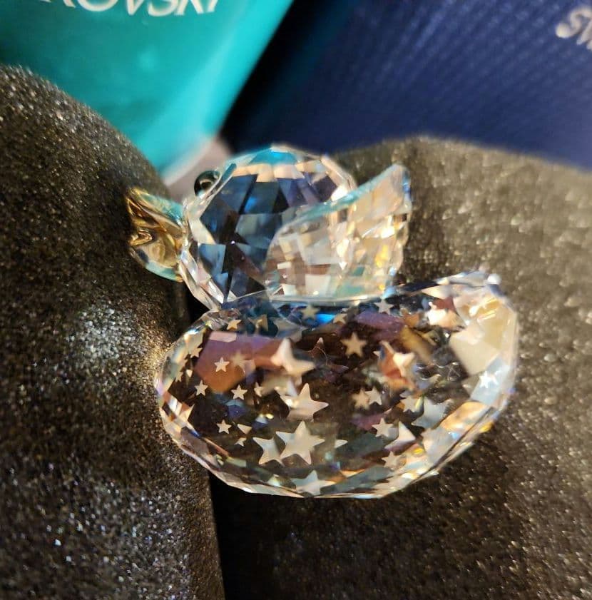 【美品】スワロフスキー　ハッピーダック天使