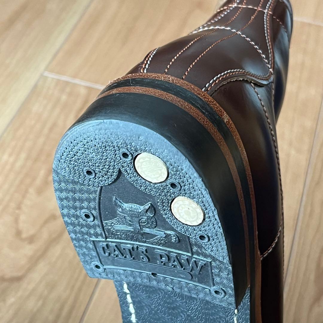 【新品同様】ロン・ウルフLONEWOLF ワイヤーマンブーツ サイズ9 ブラウン