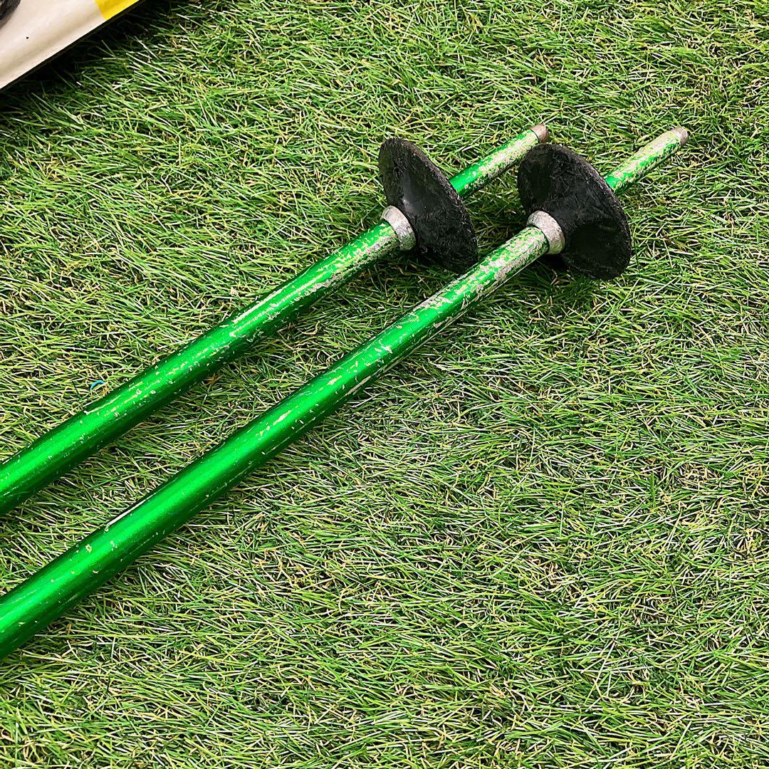 即乗り　セット　120cm 靴24cm SALOMON 子供用スキーセット