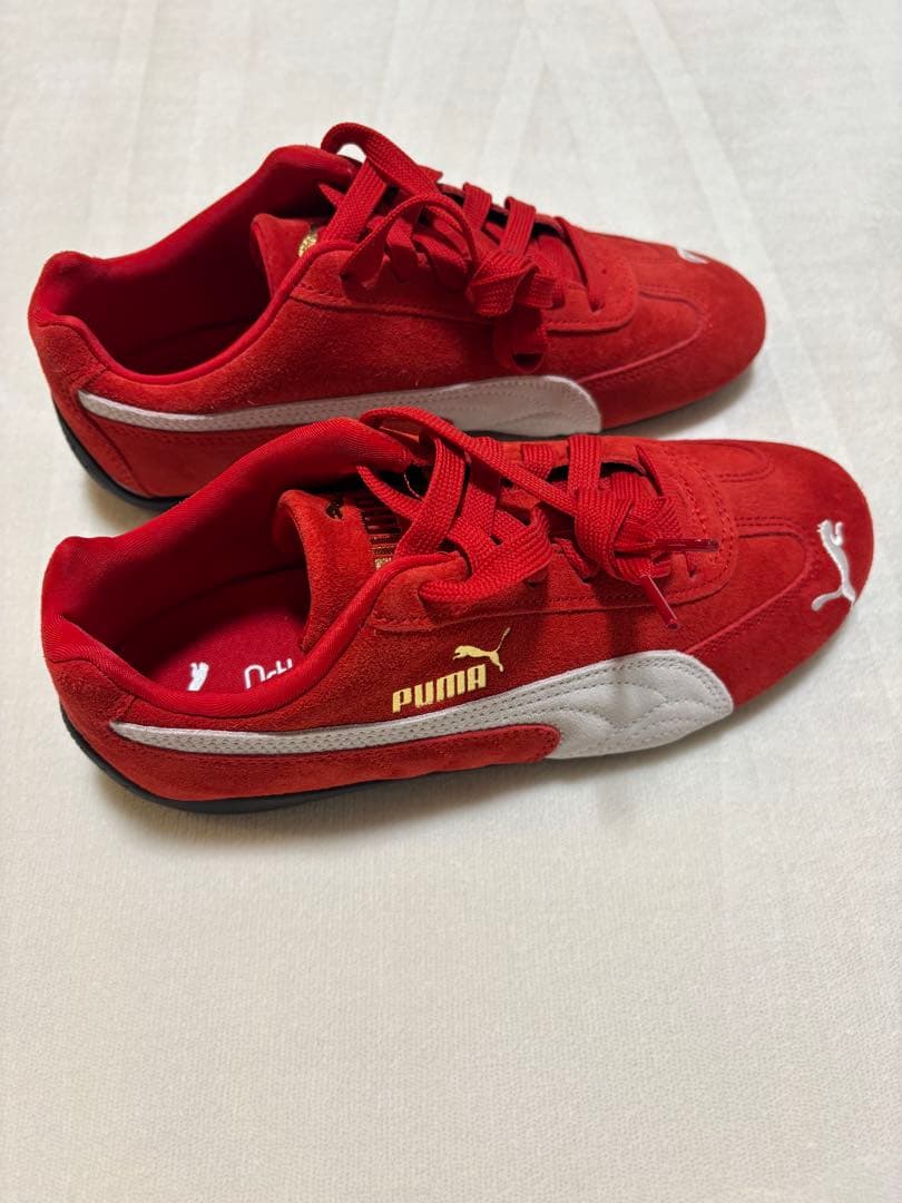 PUMA スピードキャット レッドスニーカー23.5cm