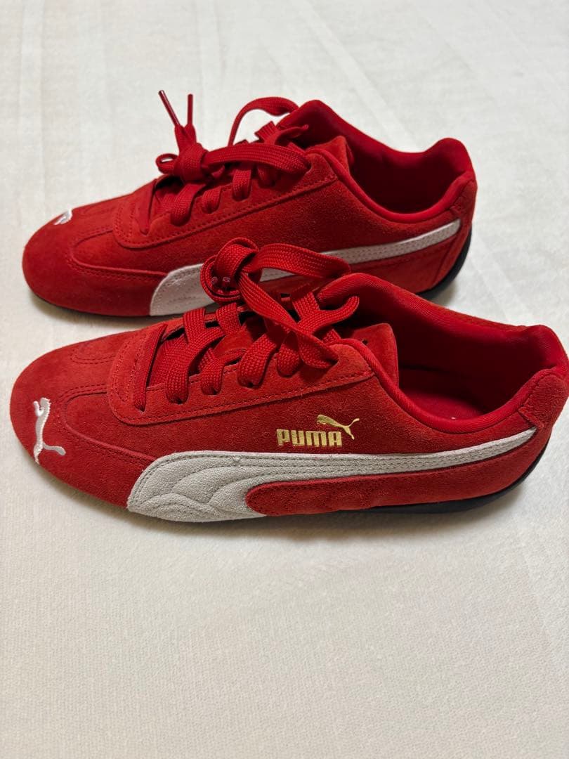 PUMA スピードキャット レッドスニーカー23.5cm