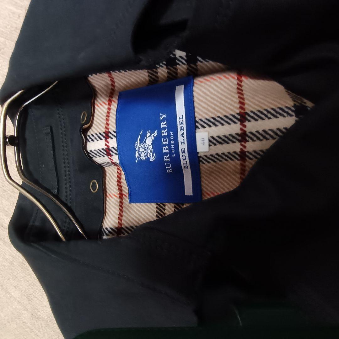 Burberry Blue label 黒 トレンチコート ライナー 40