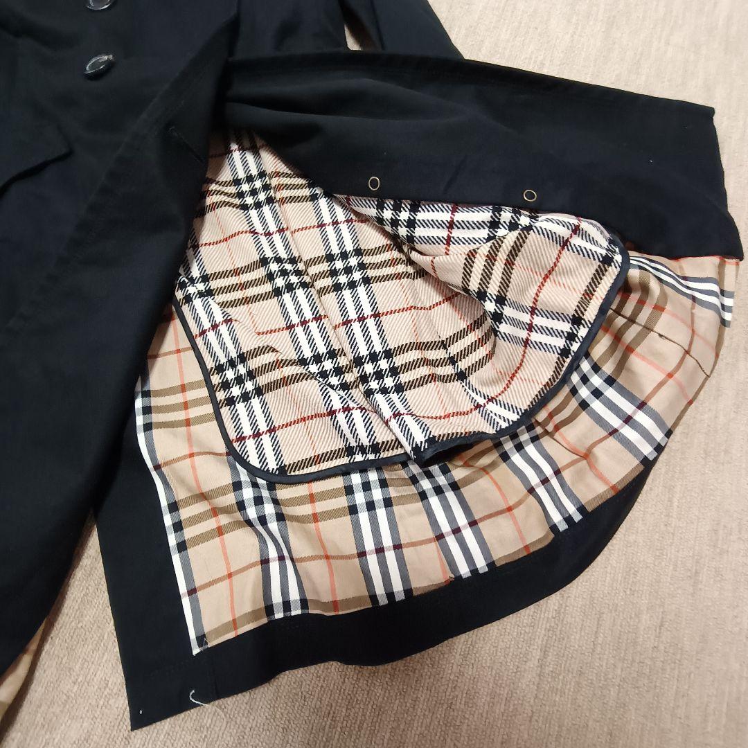 Burberry Blue label 黒 トレンチコート ライナー 40