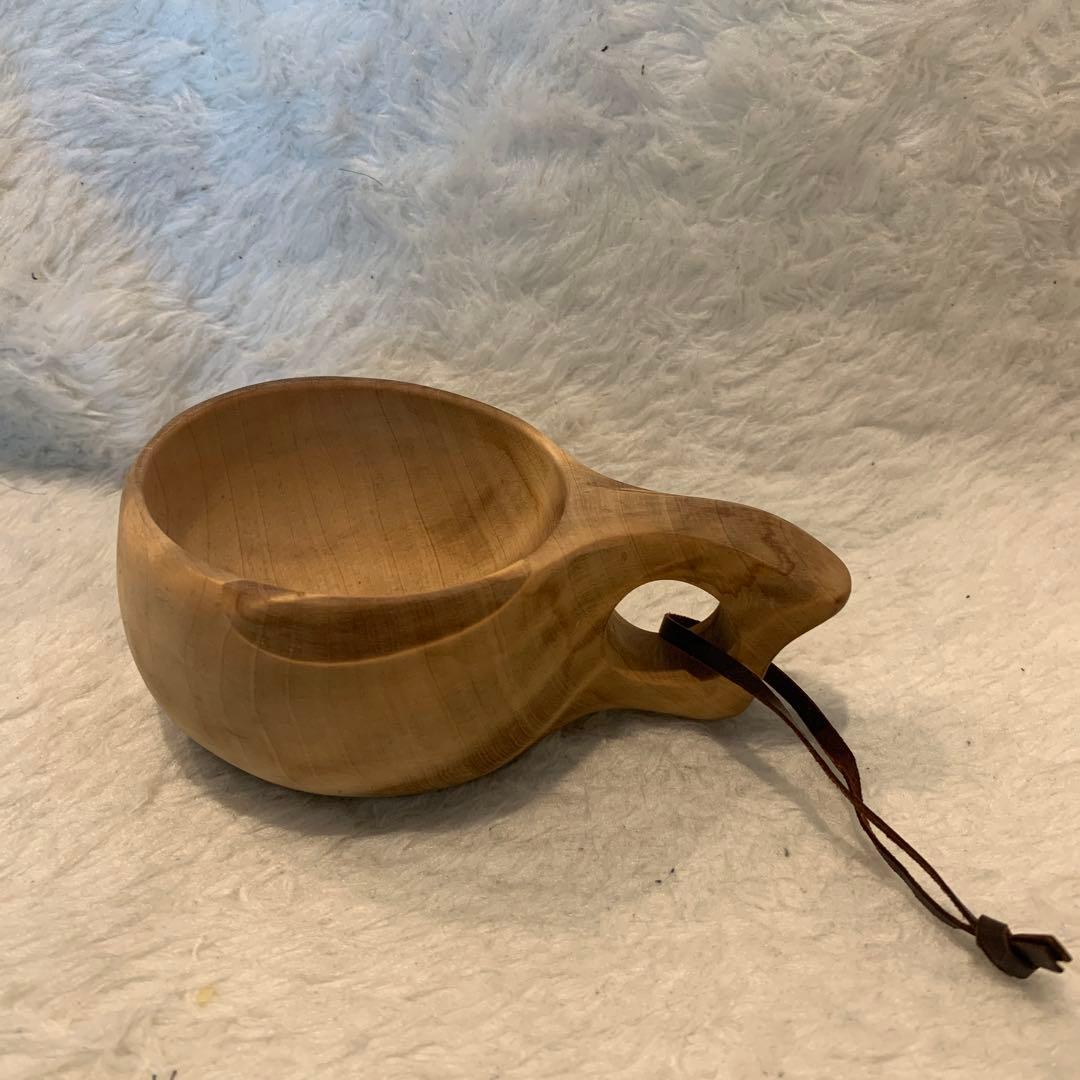 フィンランド製 白樺 の ククサ 木製マグカップ 2個セット