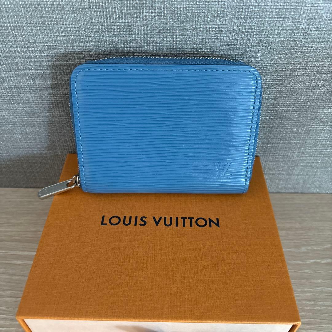 ルイヴィトン エピ ジッピーパース 小銭入れ 財布 ブルー