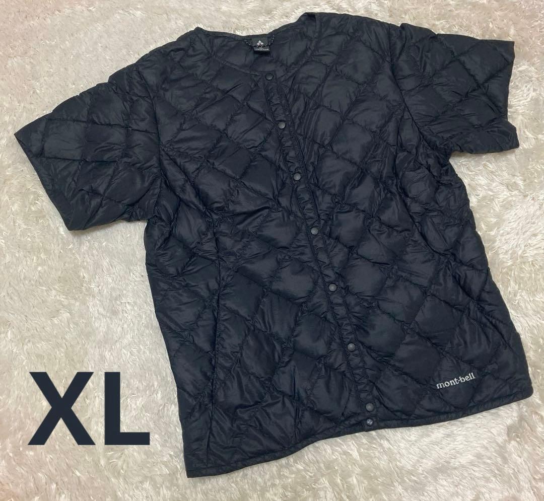 【XL】 mont-bell スペリオダウン　レディース 黒 半袖