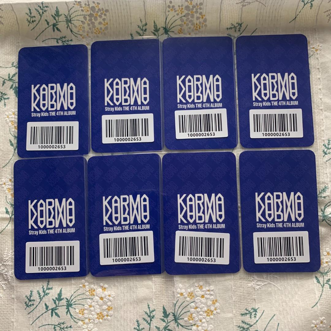 StrayKids リスパ KARMA fans トレカ 全員8枚