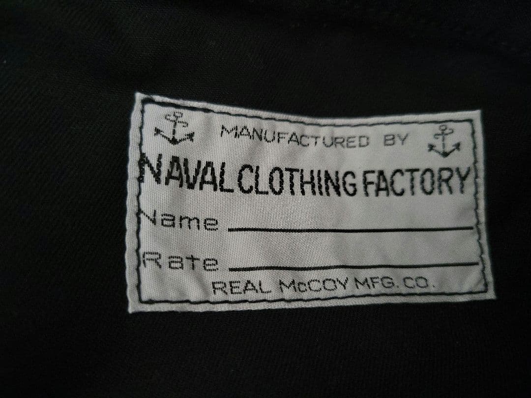 ザ・リアルマッコイズ　ウールパンツ　W28(76cm) NAVY