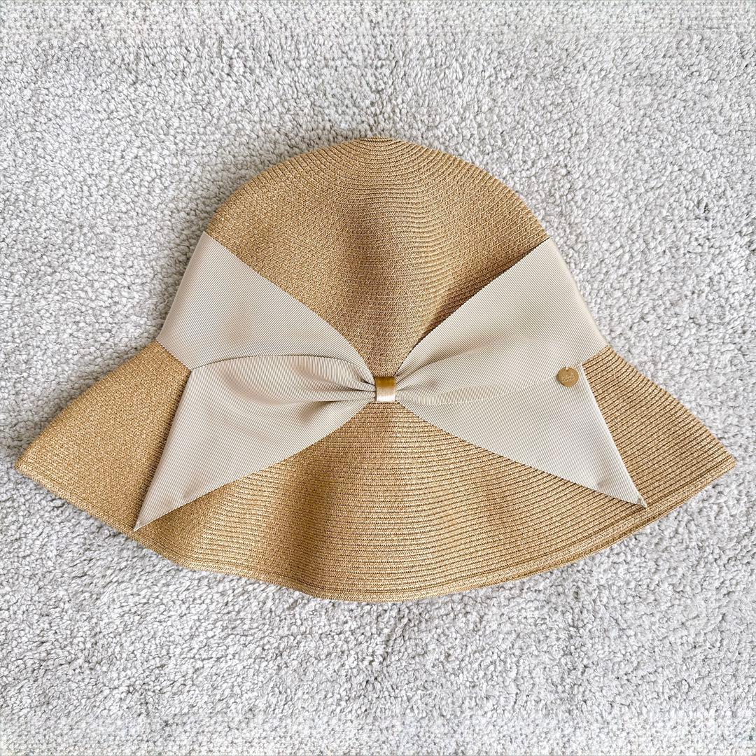 Athena New york　リサコ　麦わら帽子　ベージュ