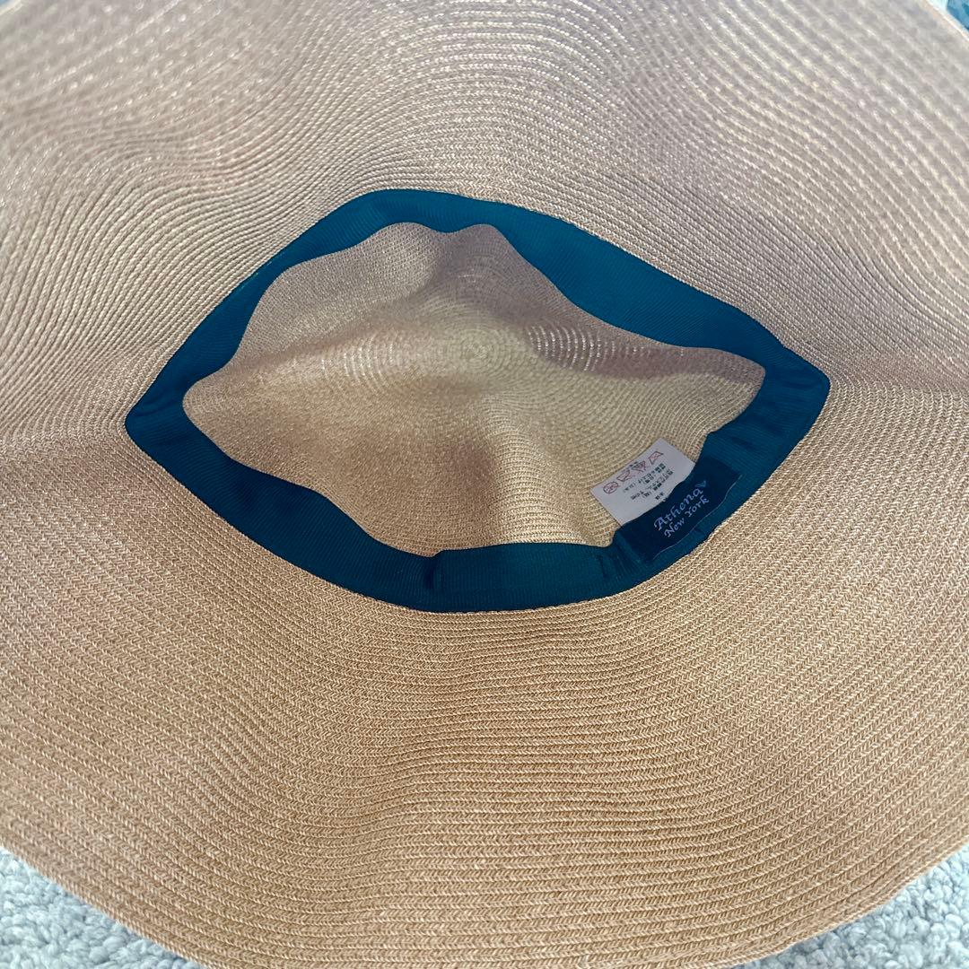 Athena New york　リサコ　麦わら帽子　ベージュ