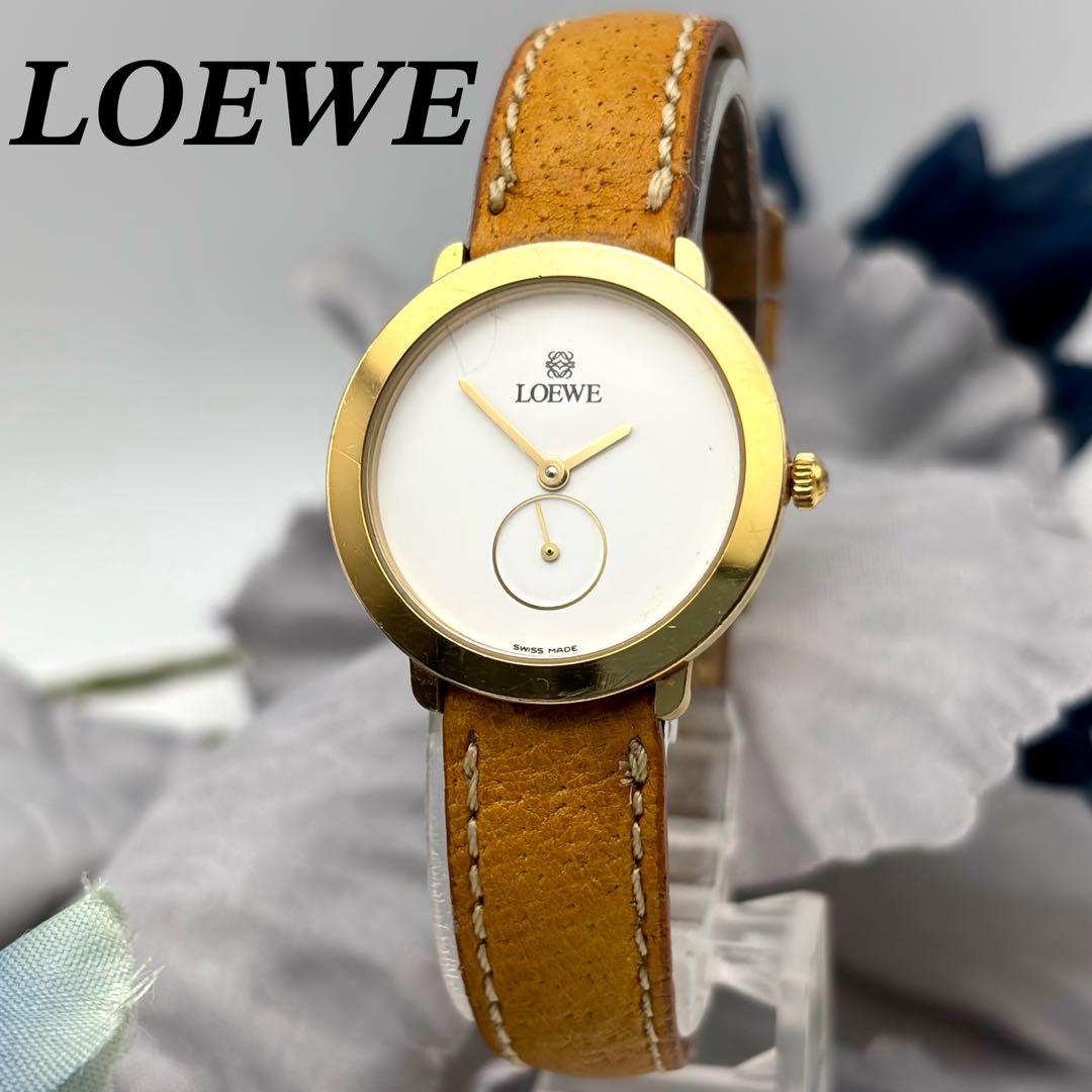 稼動品　LOEWE ロエベ　リピート アナグラム スモセコ　腕時計　メンズ