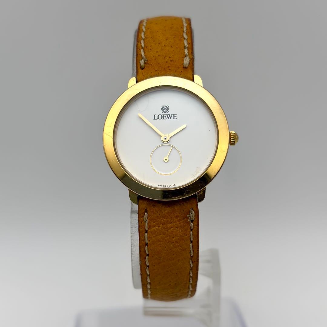 稼動品　LOEWE ロエベ　リピート アナグラム スモセコ　腕時計　メンズ