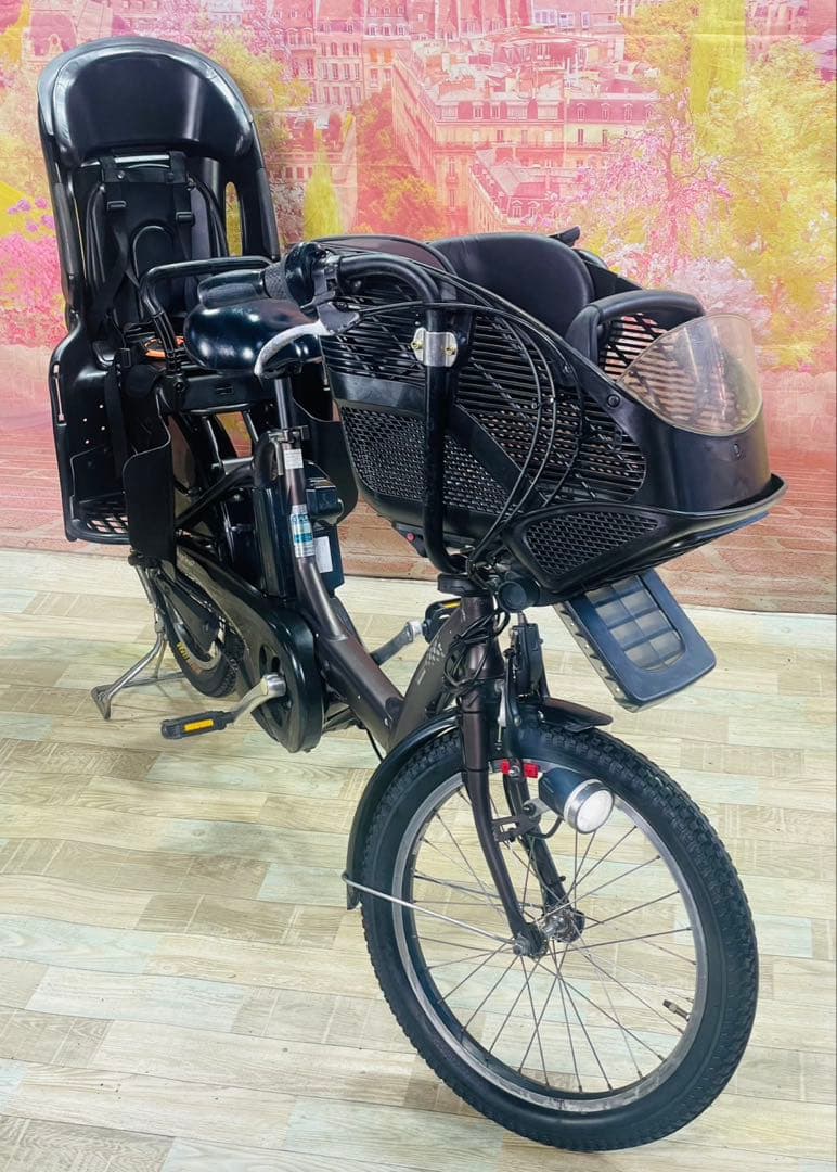 ZK3306 電動自転車 ブリヂストン アンジェリーノ 子供乗せ 20インチ