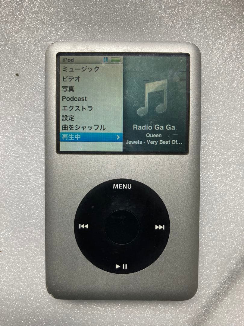 iPod classic 超大容量バッテリー&HDD30GB 液晶holdNG