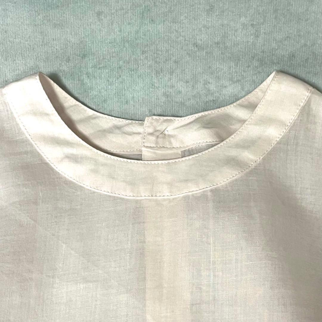 極美品❤️ビアズリー2wayリネンギャザーチュニックワンピース　ベビーピンク洗える