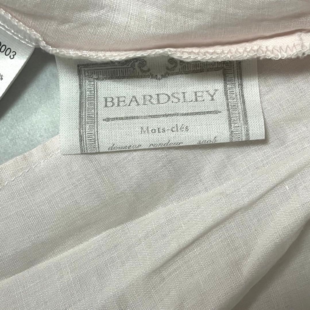 極美品❤️ビアズリー2wayリネンギャザーチュニックワンピース　ベビーピンク洗える