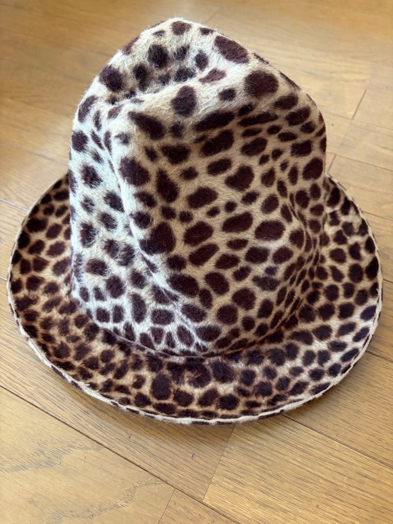 マウンテンハット　ヒョウ柄