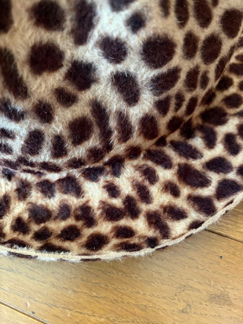 マウンテンハット　ヒョウ柄