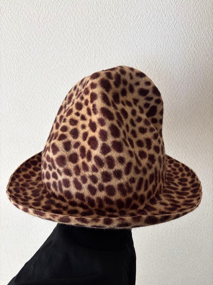 マウンテンハット　ヒョウ柄