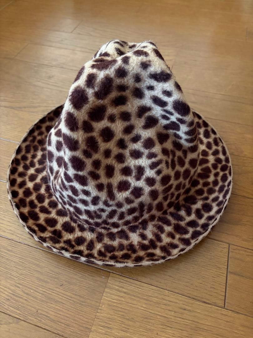 マウンテンハット　ヒョウ柄