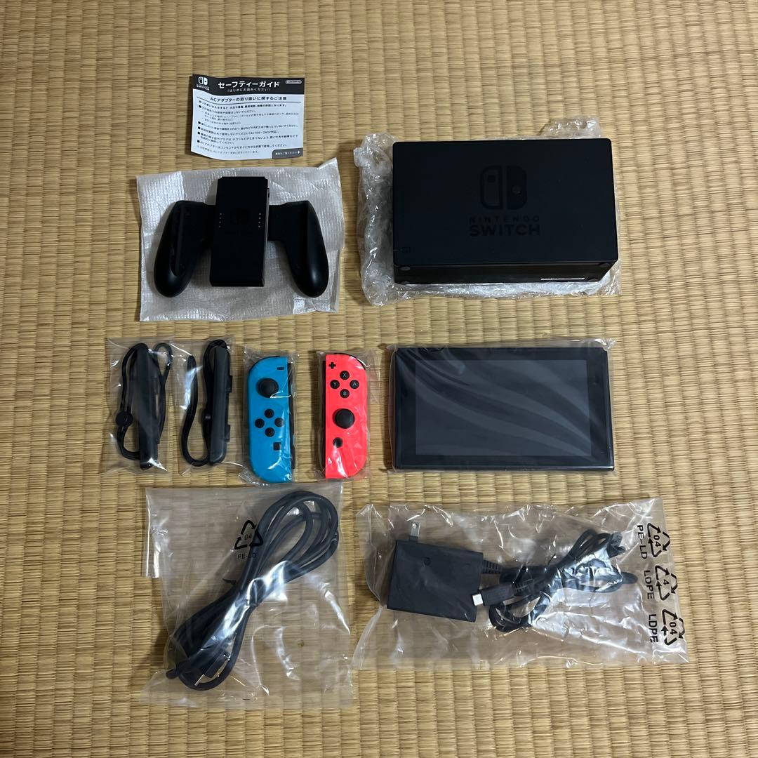 Nintendo Switch ネオンブルー/ネオンレッド 本体 ソフト付