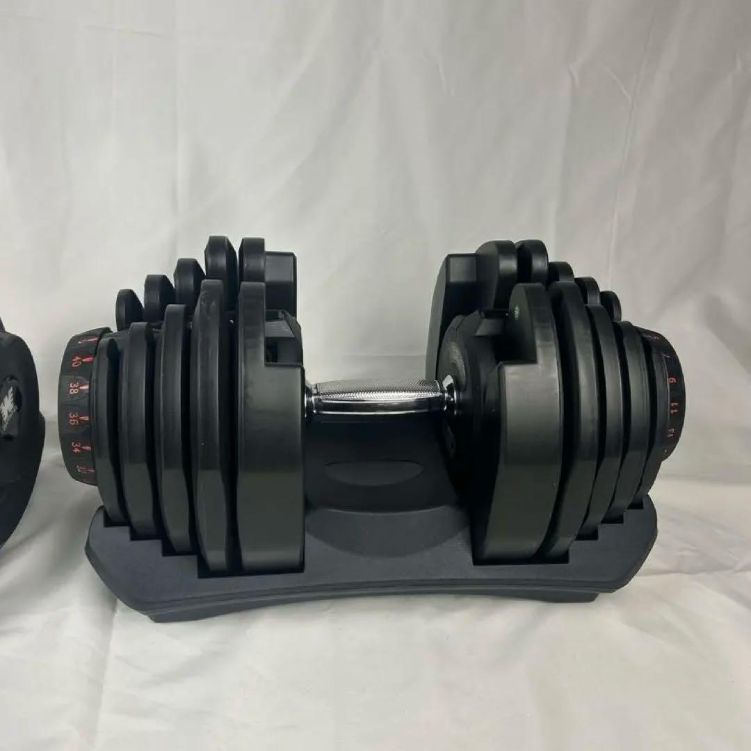 ①BARWING調整可能ダンベル 5kg-40kg1/2(送料込み)