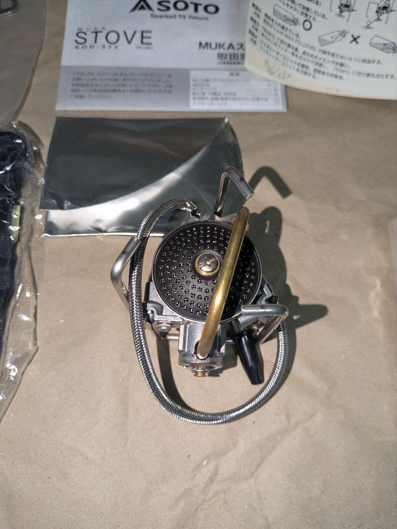 SOTO MUKA STOVE SOD-371　 ボトルセット