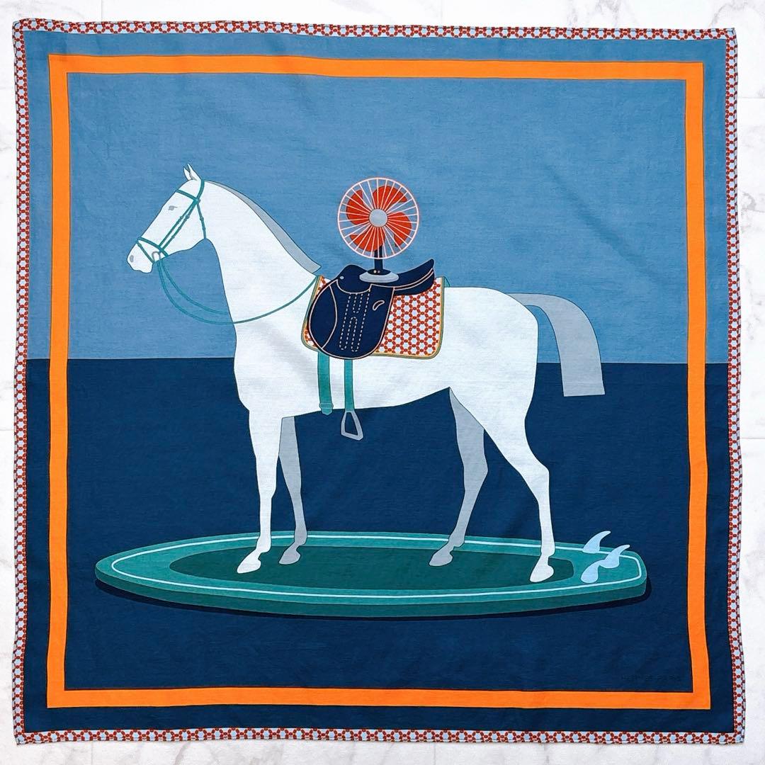 レア！　エルメス　カレ65　サーフィンファン　surfing fan スカーフ