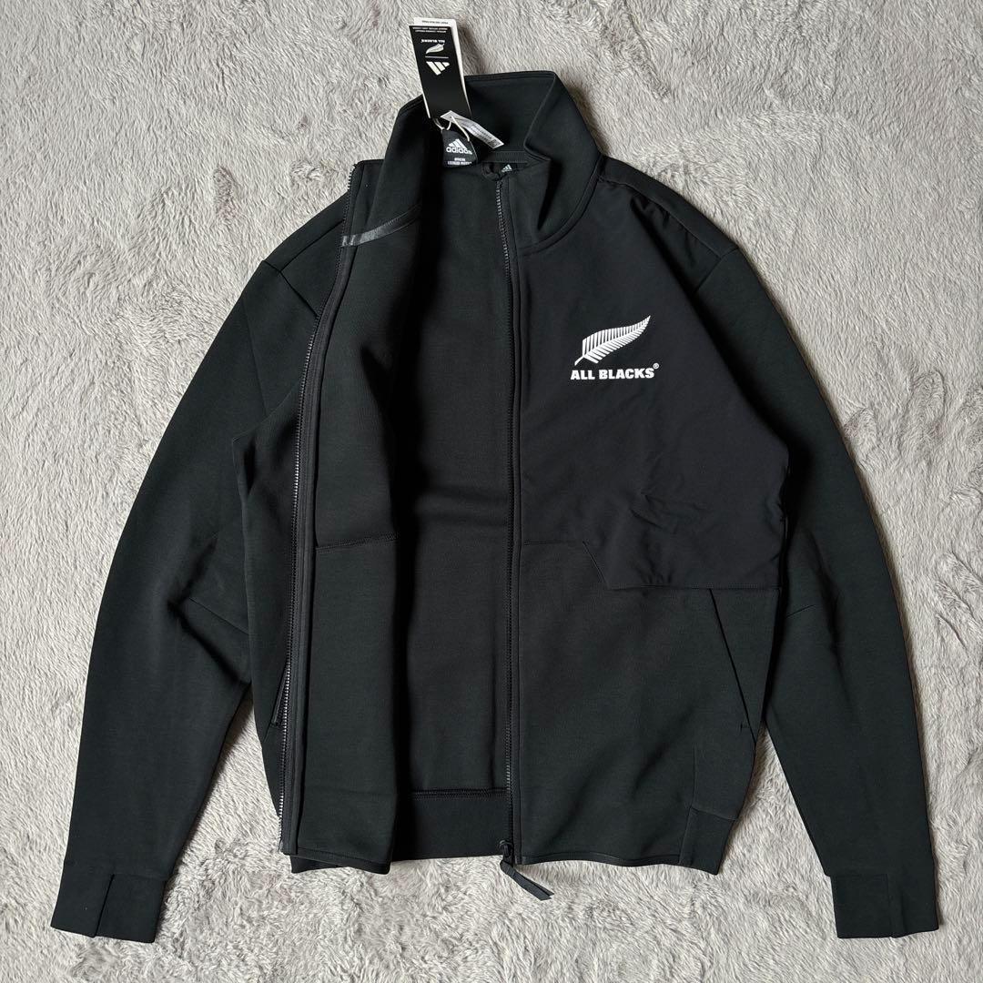 新品 アディダス ADIDAS オールブラックス ラグビー アンセムジャケットM