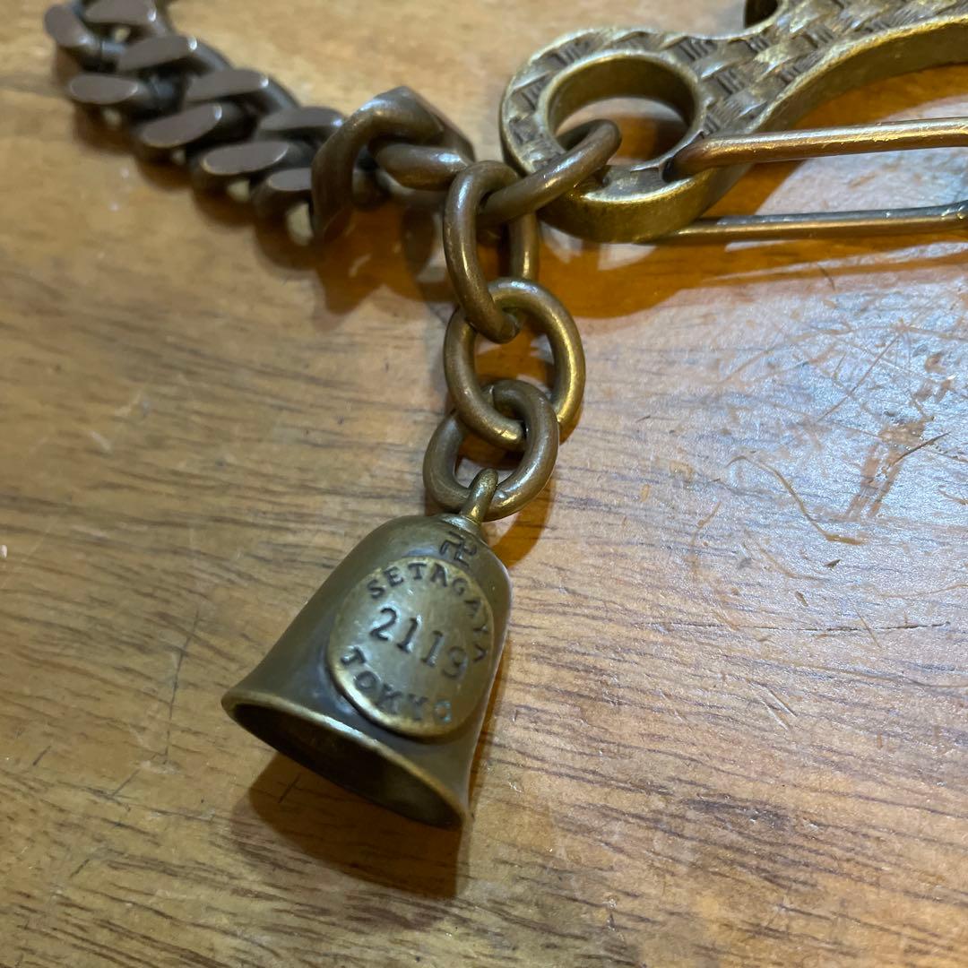 USアス三軒茶屋オリジナルブラストウォレットチェーン ベル付き