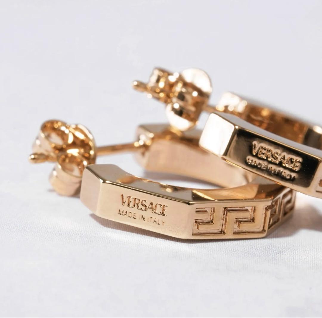 VERSACE ヴェルサーチェ グレカ片耳ピアス