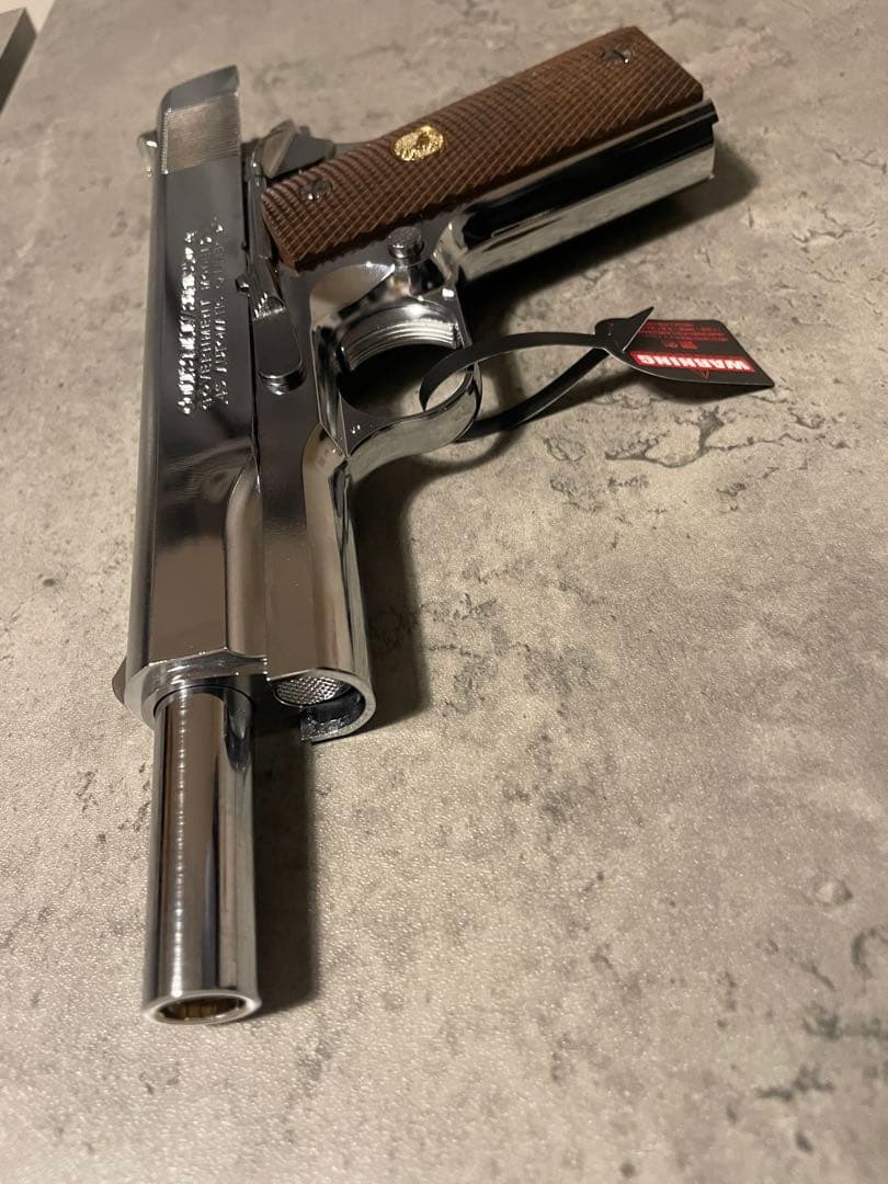 【極美品】東京マルイ コルト ガバメント シリーズ'70 ニッケルフィニッシュ