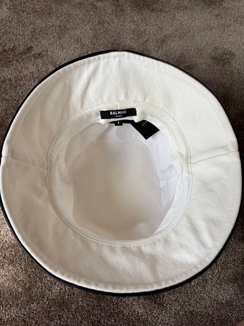 BALMAIN バケットハット ホワイト