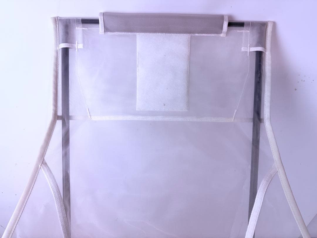 貴重品♪Helinox 生産終了 ビーチチェア ホワイトメッシュ 砂浜対応 軽量