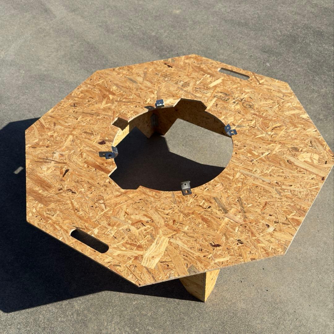 オクタゴンテーブル ※weberジャンボジョー 47cm専用　ヘキサテーブル