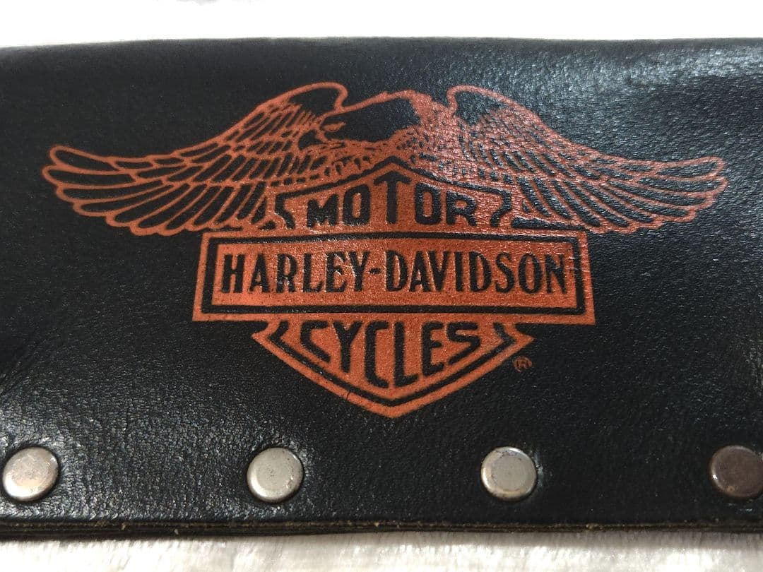 90s～/ハーレーダビットソン/スタッズトラッカーウォレット/財布