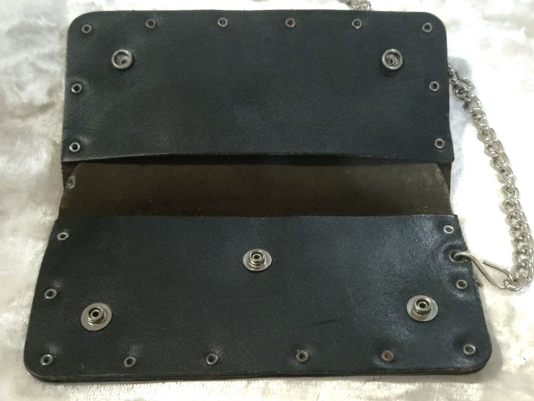 90s～/ハーレーダビットソン/スタッズトラッカーウォレット/財布