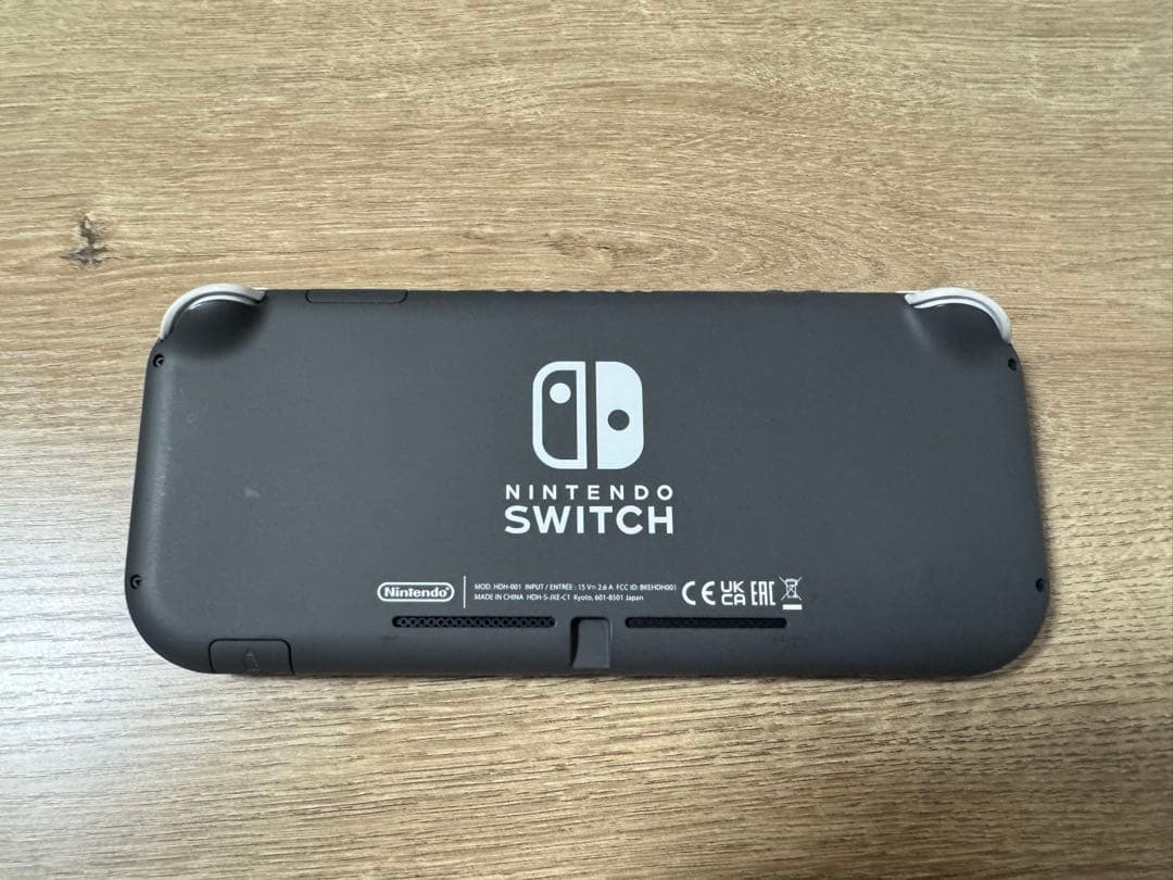Nintendo Switch Lite グレー 本体　画面割れあり