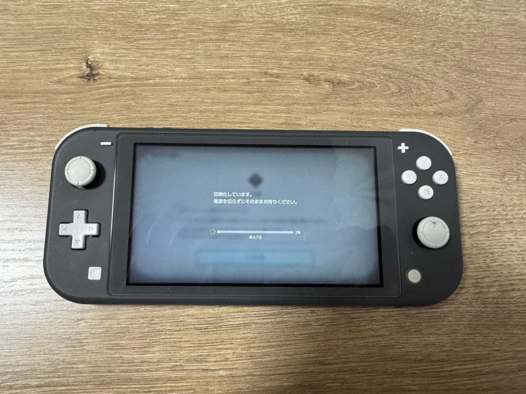 Nintendo Switch Lite グレー 本体　画面割れあり