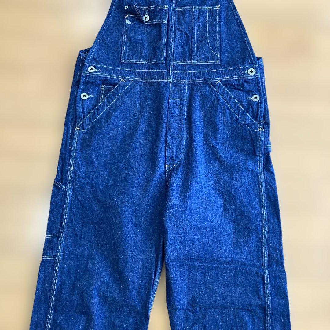 【or slow /オアスロウ】サロペット　インディゴ