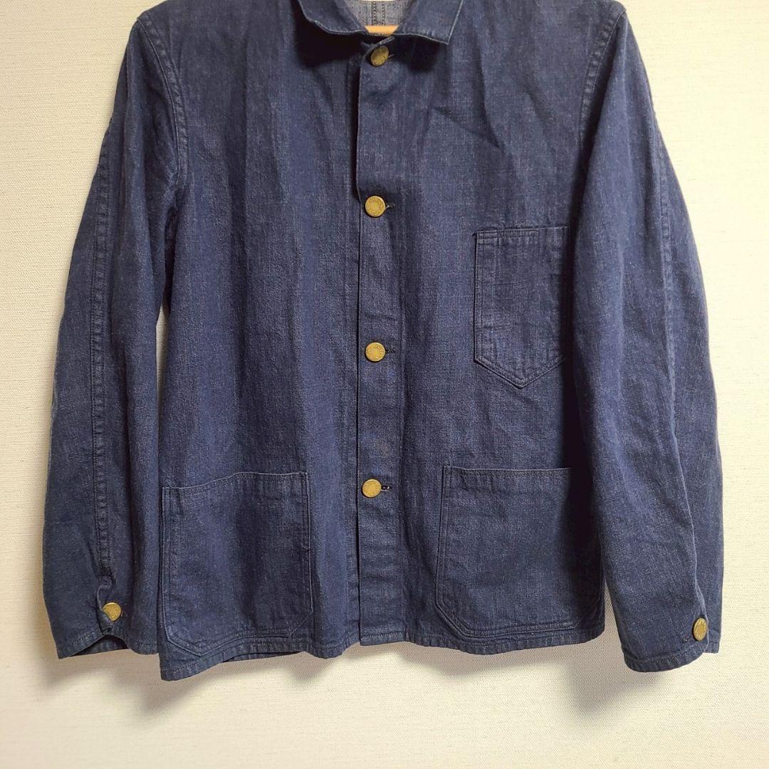 ヘラーズカフェ デニム カバーオール デニムジャケット 羽織 36 ウェアハウス