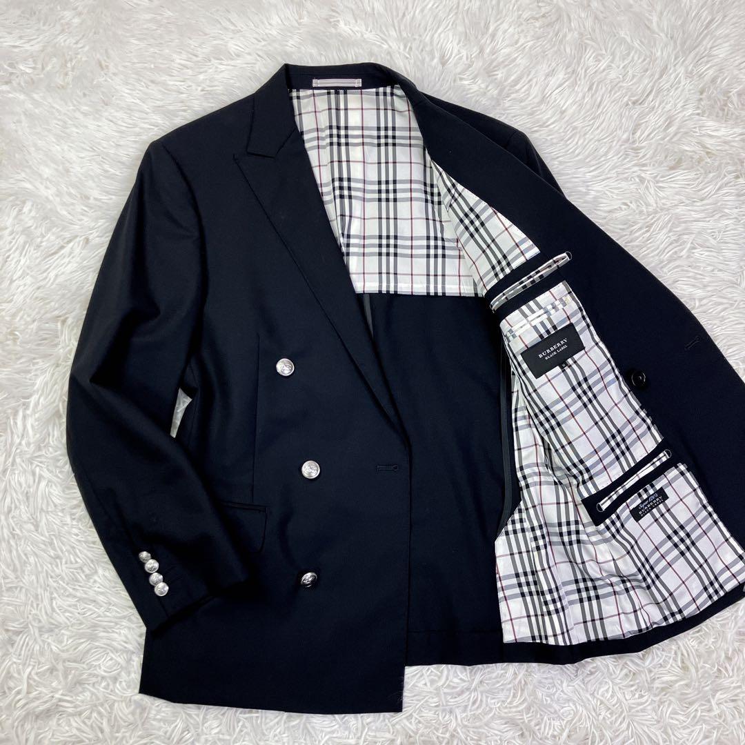 BURBERRY BLACK LABEL ダブルブレストテーラードジャケット　M