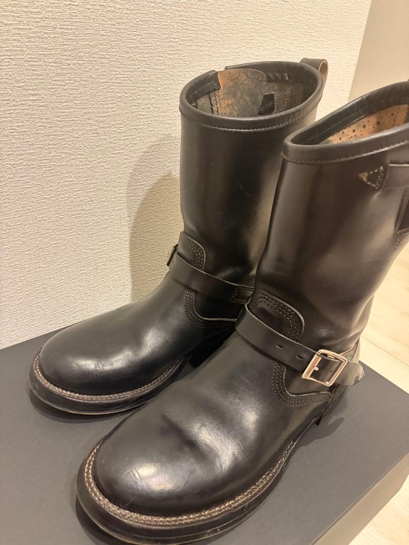 美品　メイカーズ　guidiホースバット エンジニアブーツ　9.5E ブラック