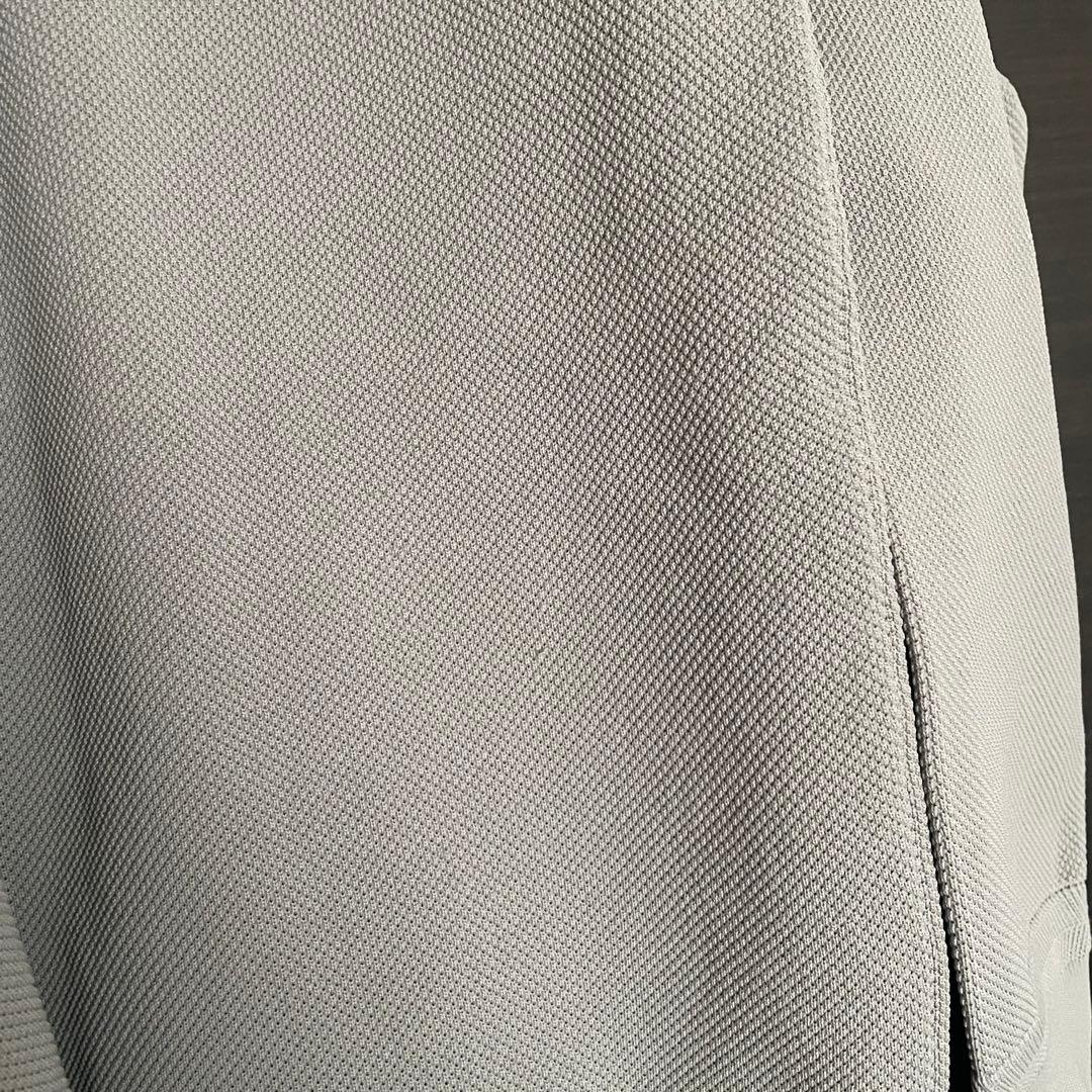 BRIEFING MS WR KNIT HALFZIP TOP グレー L