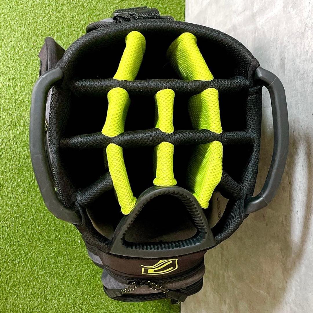 美品 cobra キャディバッグ 多機能モデル カート式 保温 傘入れ 多収納